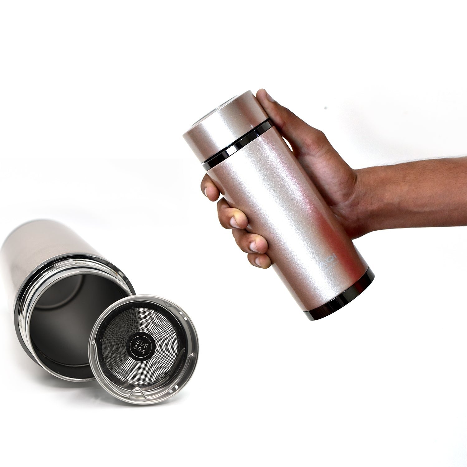stainless steel bottle used in all households and official purposes for storing water and beverages etc. stainless steel bottle used in all households and official purposes for storing water and beverages etc.